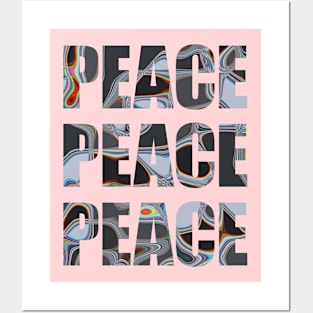 Peace Peace Peace Posters and Art